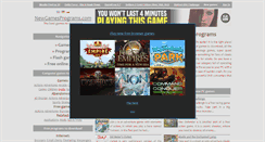 Desktop Screenshot of newgamesprograms.com